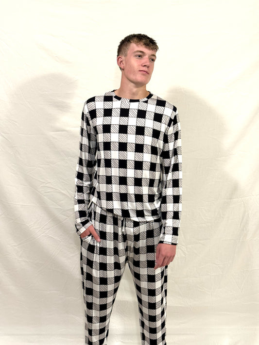 Holiday Plaid (Mens) Top + Bottom