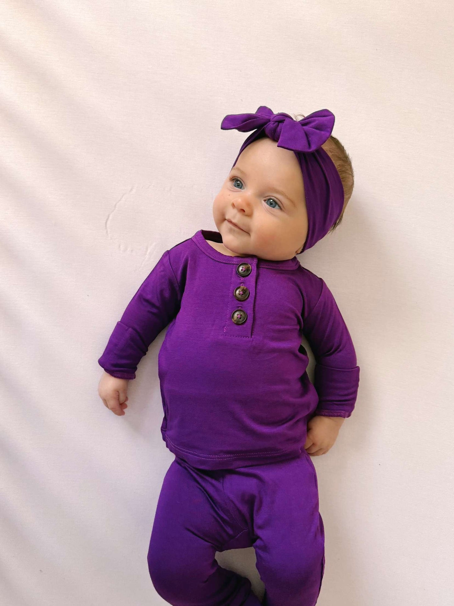 Dark Purple Top + Bottom (Clearance)