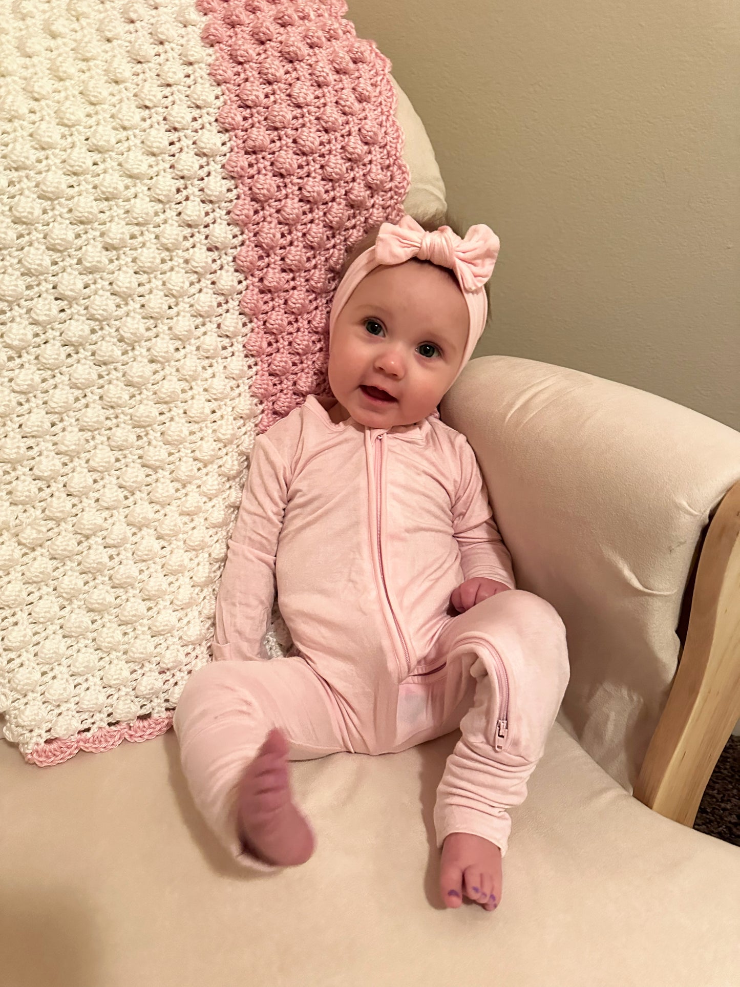 Sugar Pink Zip Sleeper (Clearance)