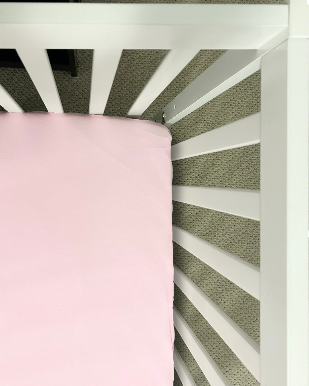 Sugar Pink Crib Sheet