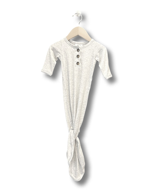 Heathered Gray Knotted Gown