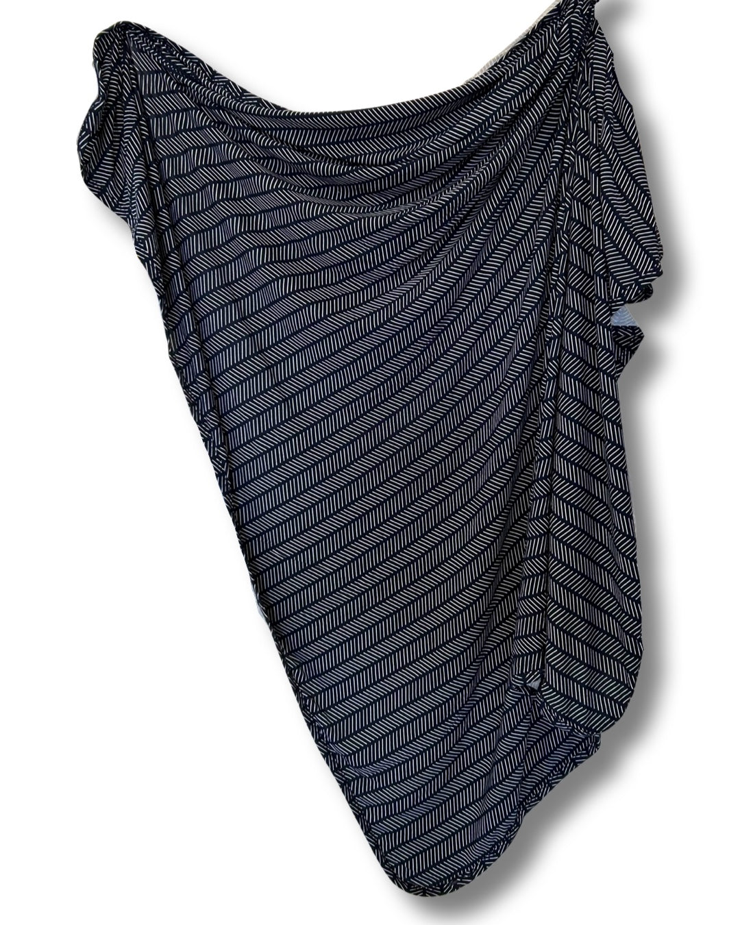 Midnight Blue Herringbone Swaddle