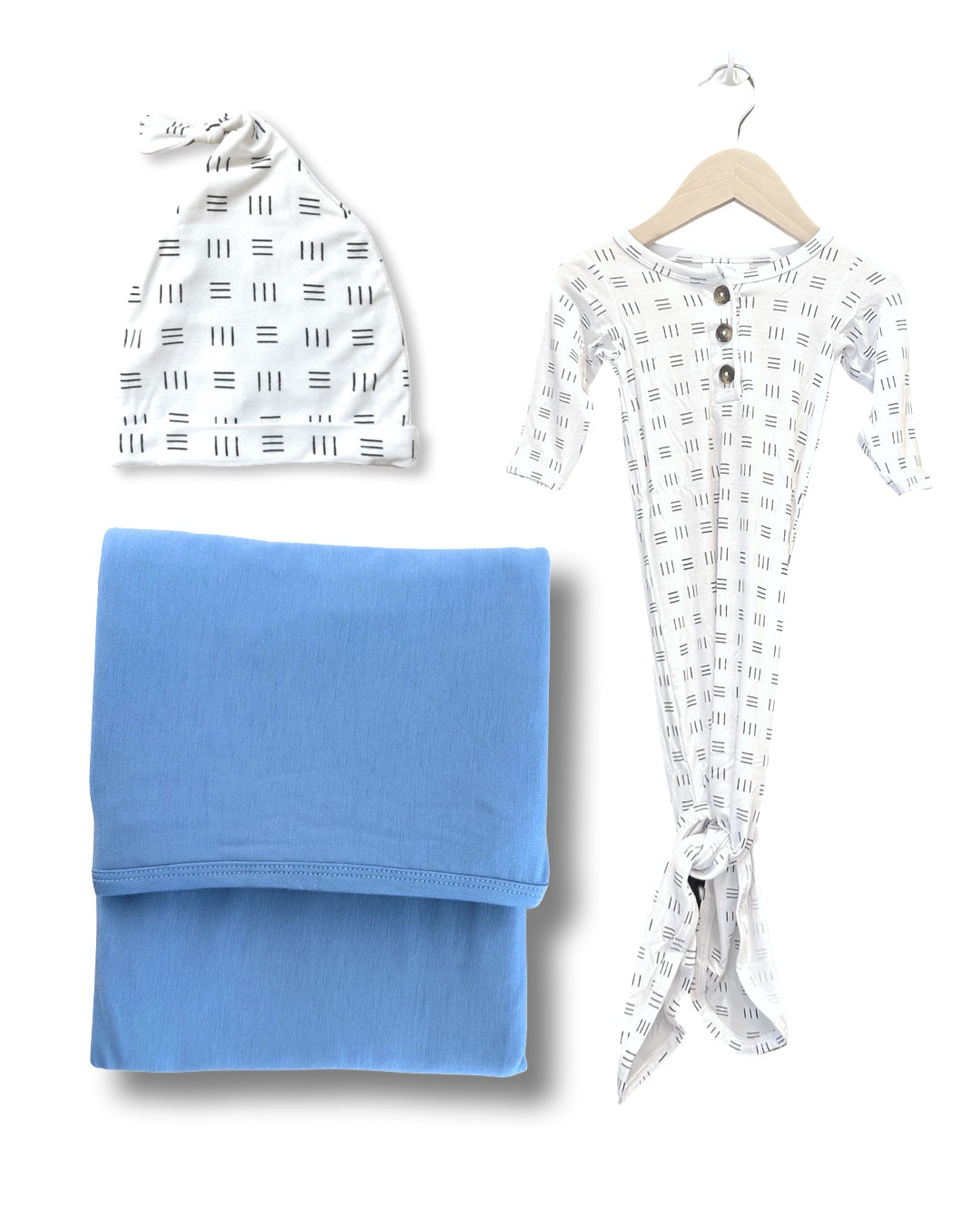 Bundle of Joy- Boho dashed & Steel Blue