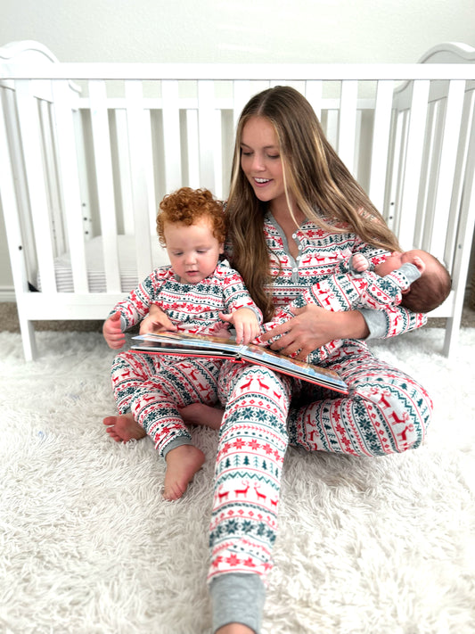 Holiday Polyester Family Pajamas