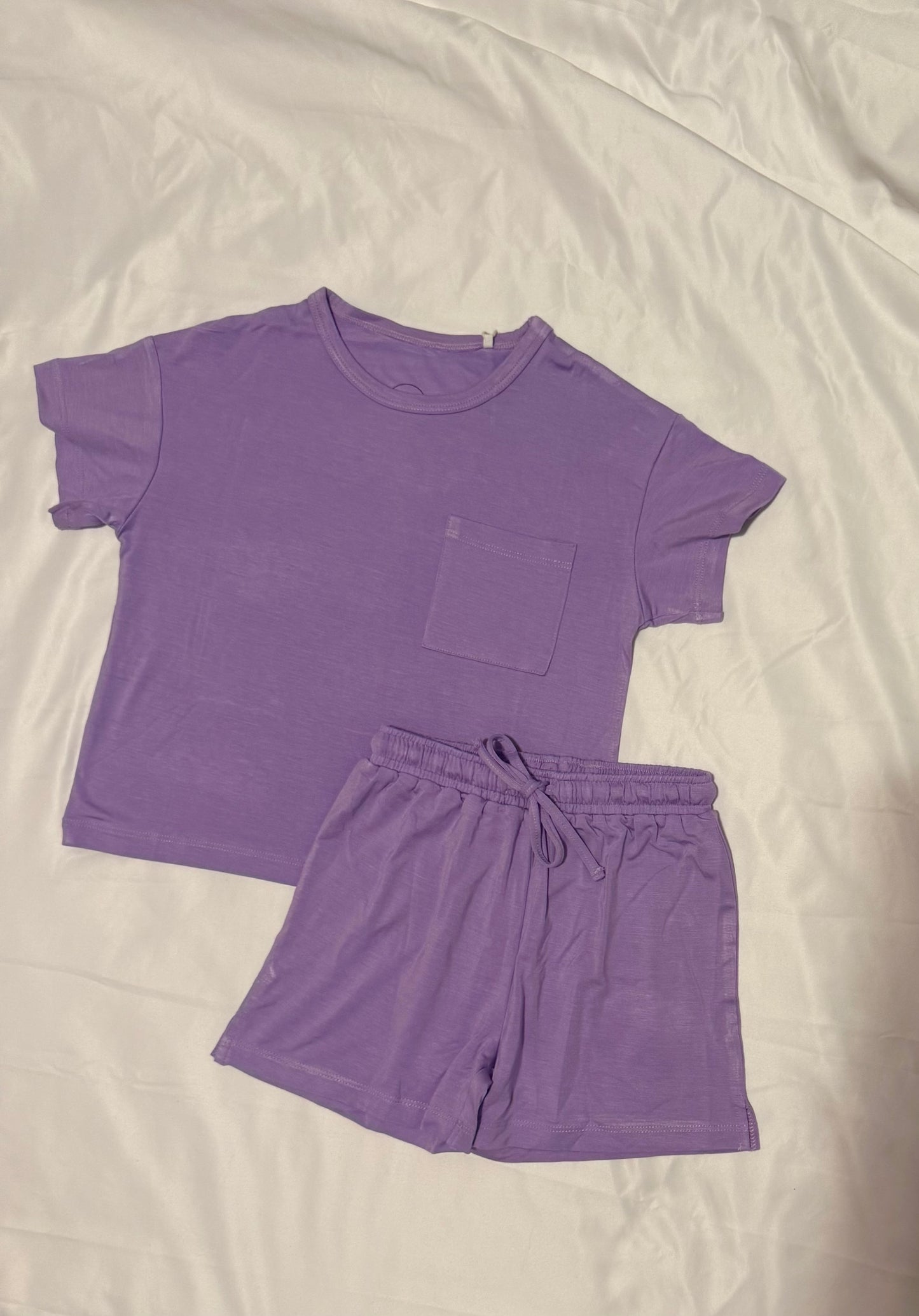 Bonnie Purple Toddler Short Set
