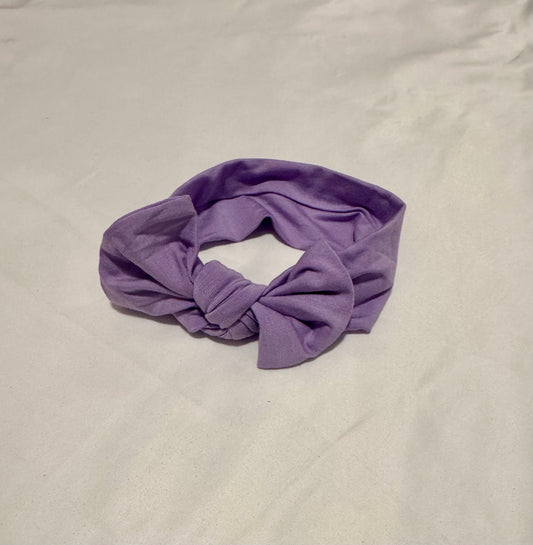 Bonnie Purple Bow Headband