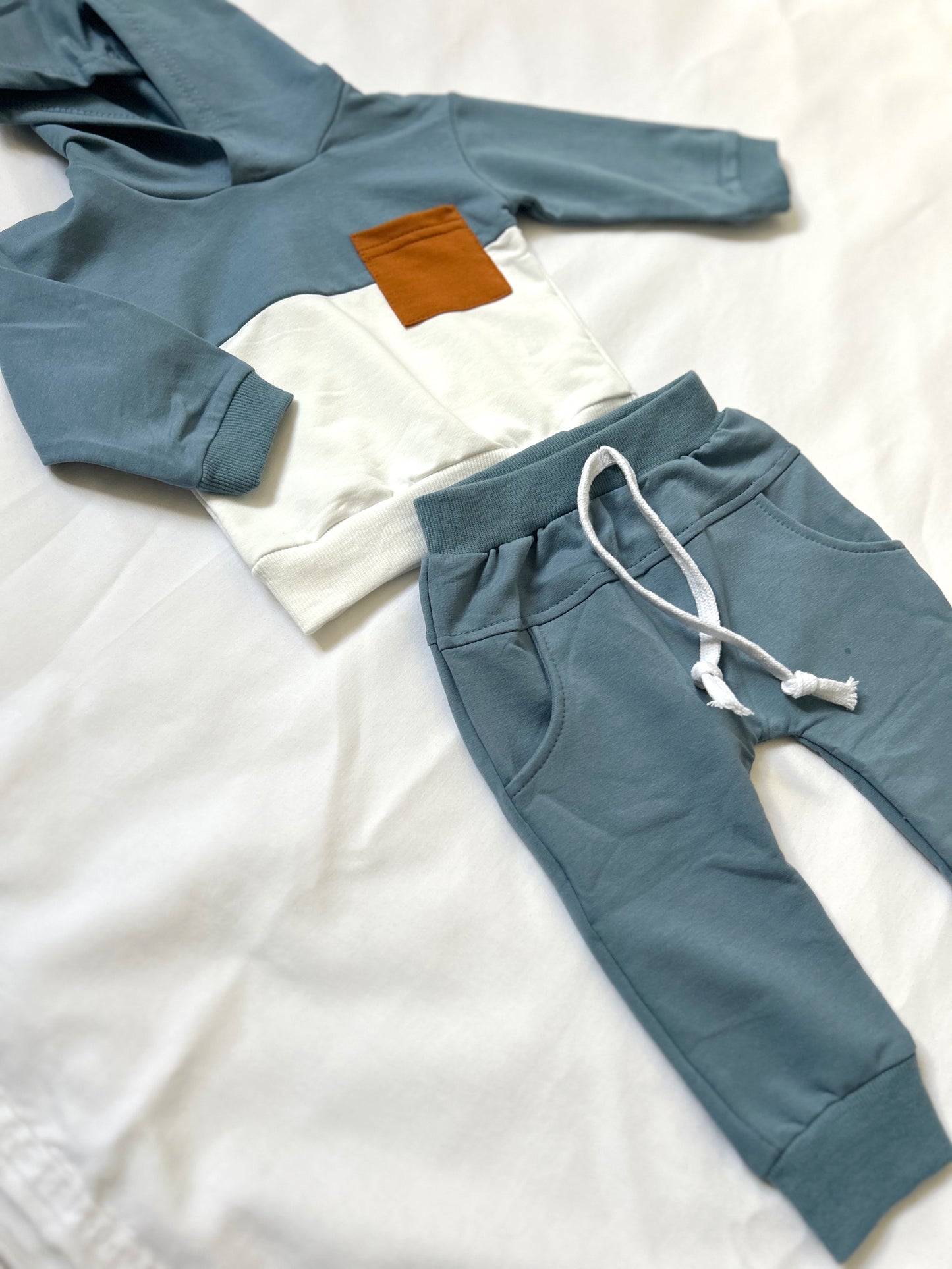 Sweat Outfit Sets (Blue, Green)