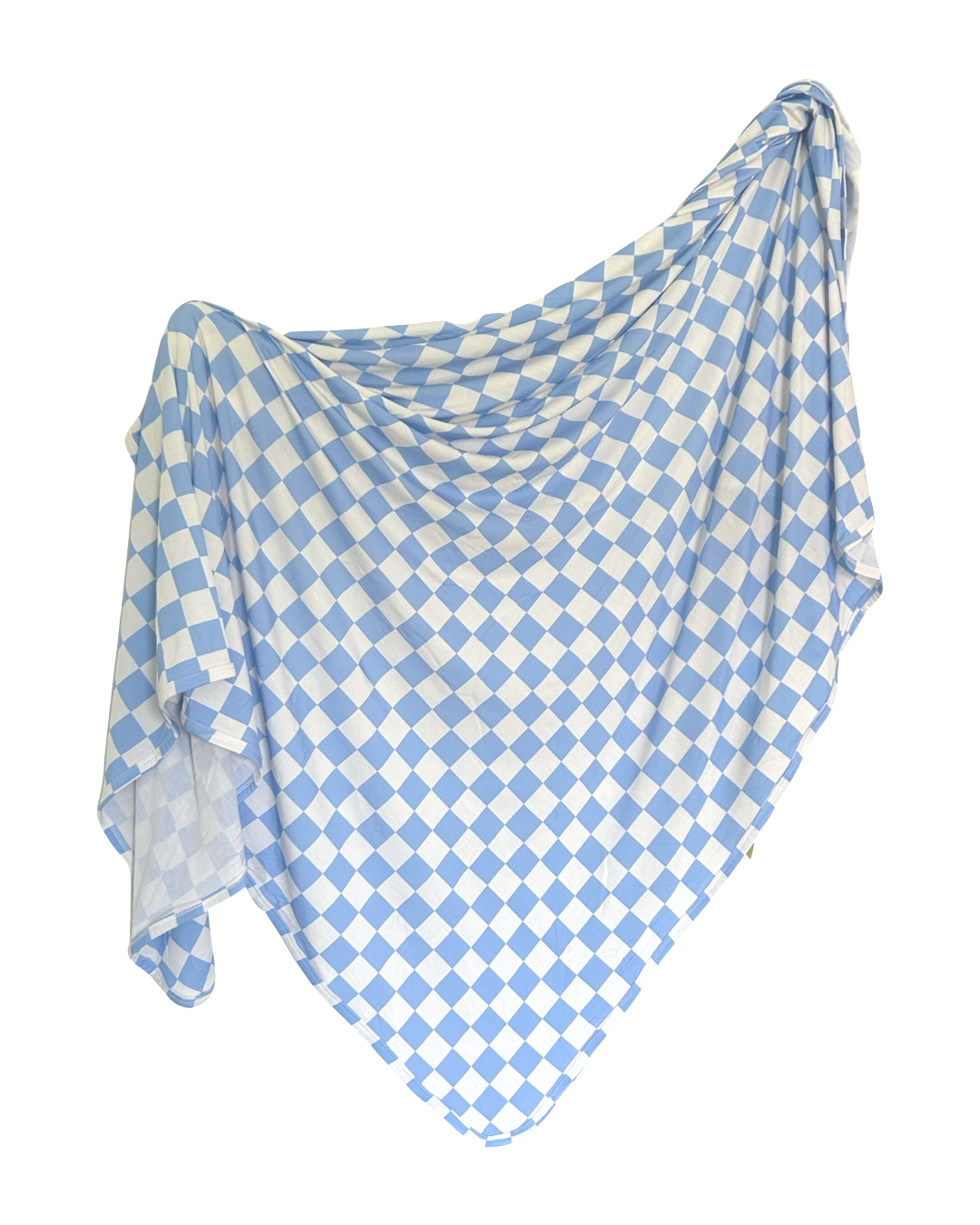 Blue Checkered Swaddle