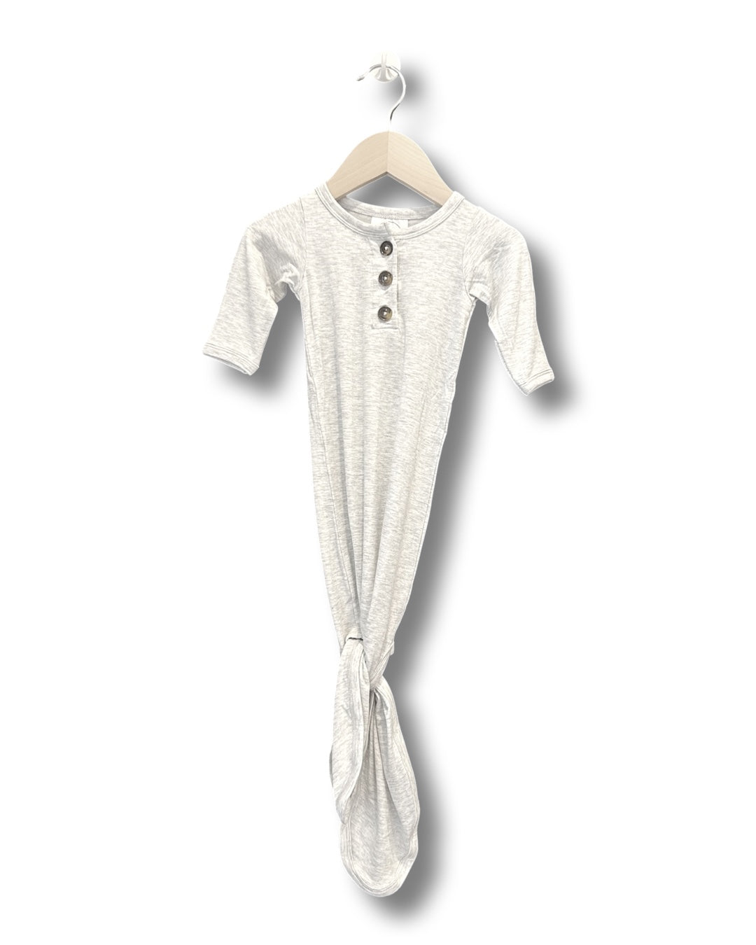 Heathered Gray Knotted Gown