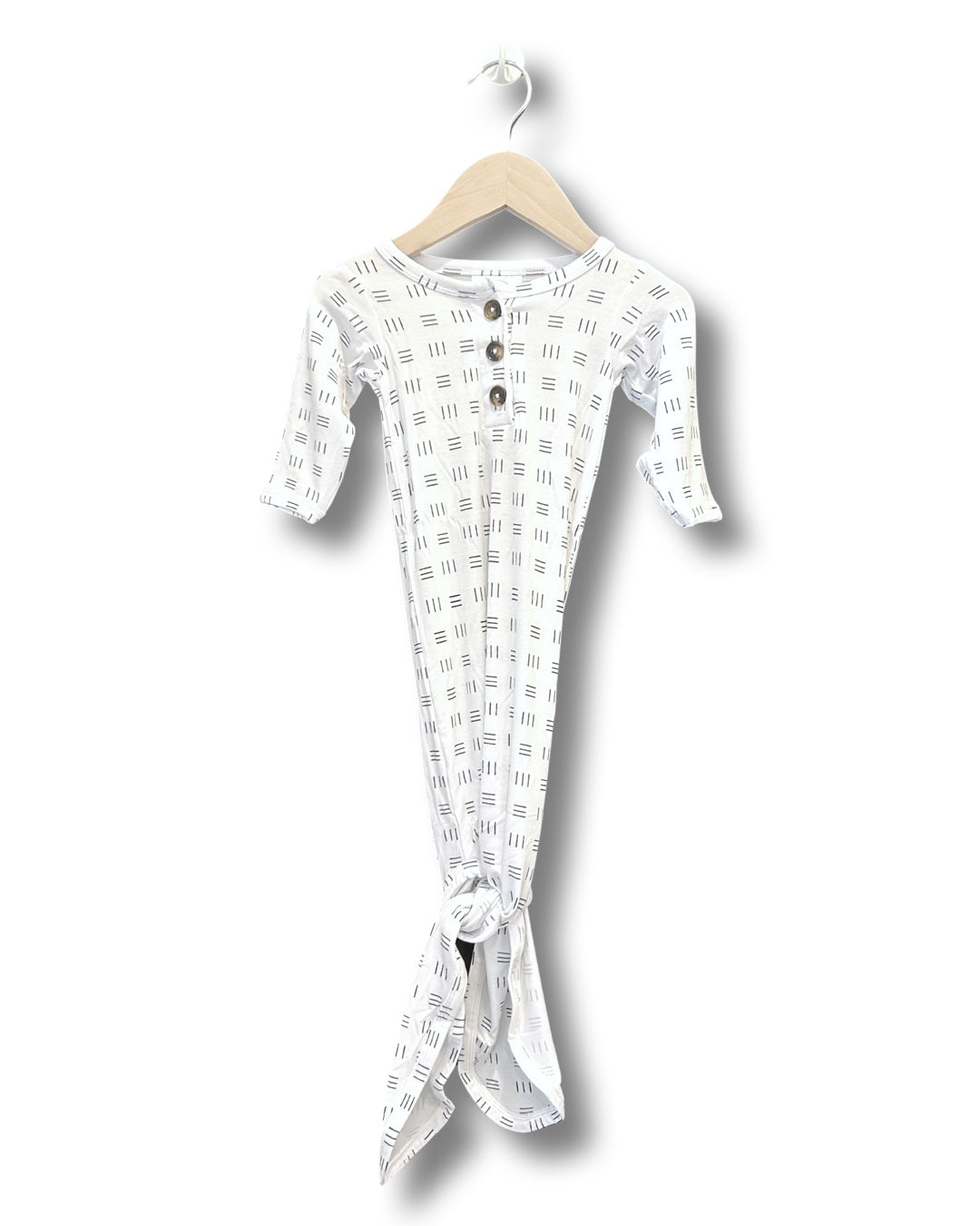 Boho Dashed Knotted Gown