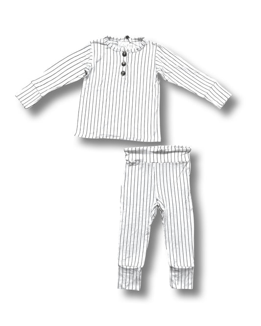 Pin Stripes Top + Bottom