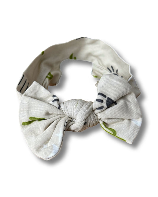 Desert Taupe Bow Headband Clearance