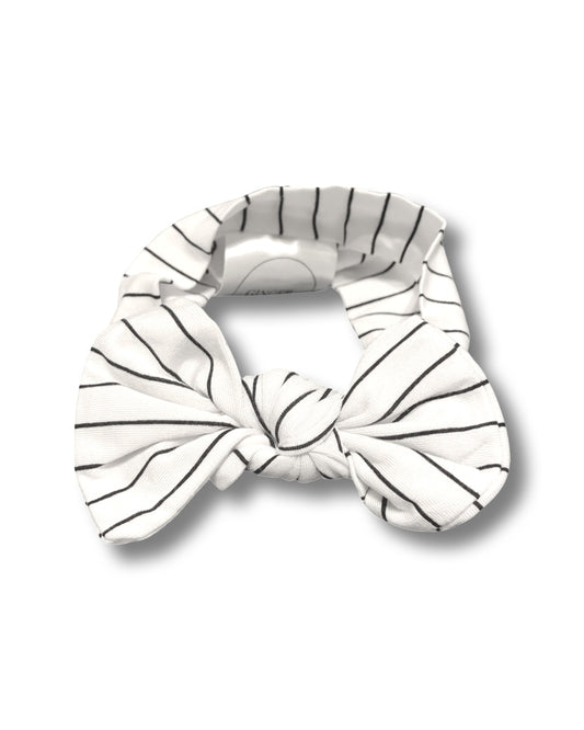 Pin Stripes Bow Headband (Clearance)