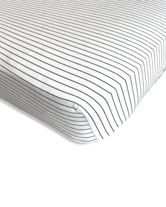 Pin Stripes Crib Sheet