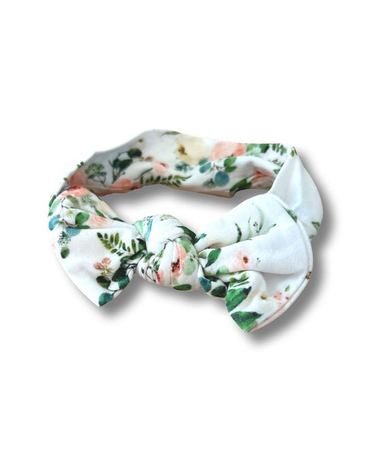 Soft Rose Bow Headband