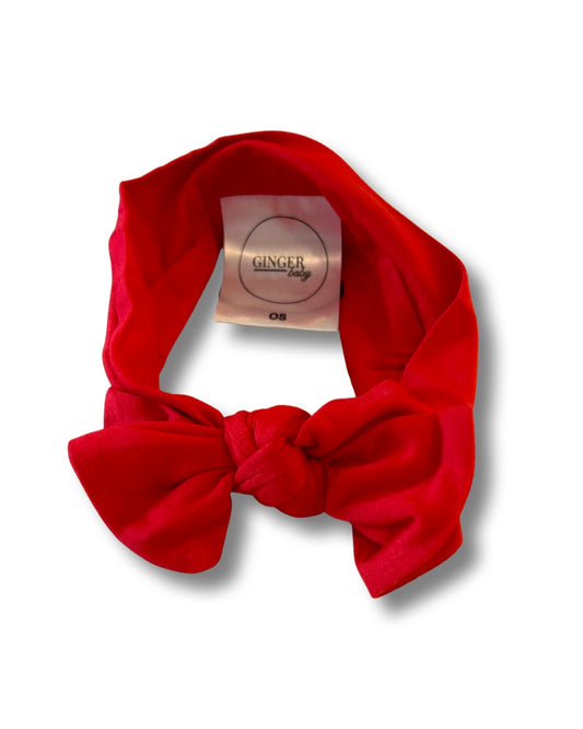 Red Bow Headband